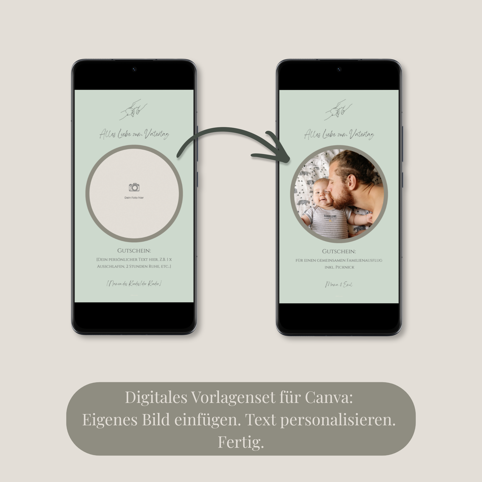 Vatertagsspecial | Digitale Canva-Vorlagen | Little by Lavie